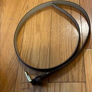 NWOT dark brown leather belt